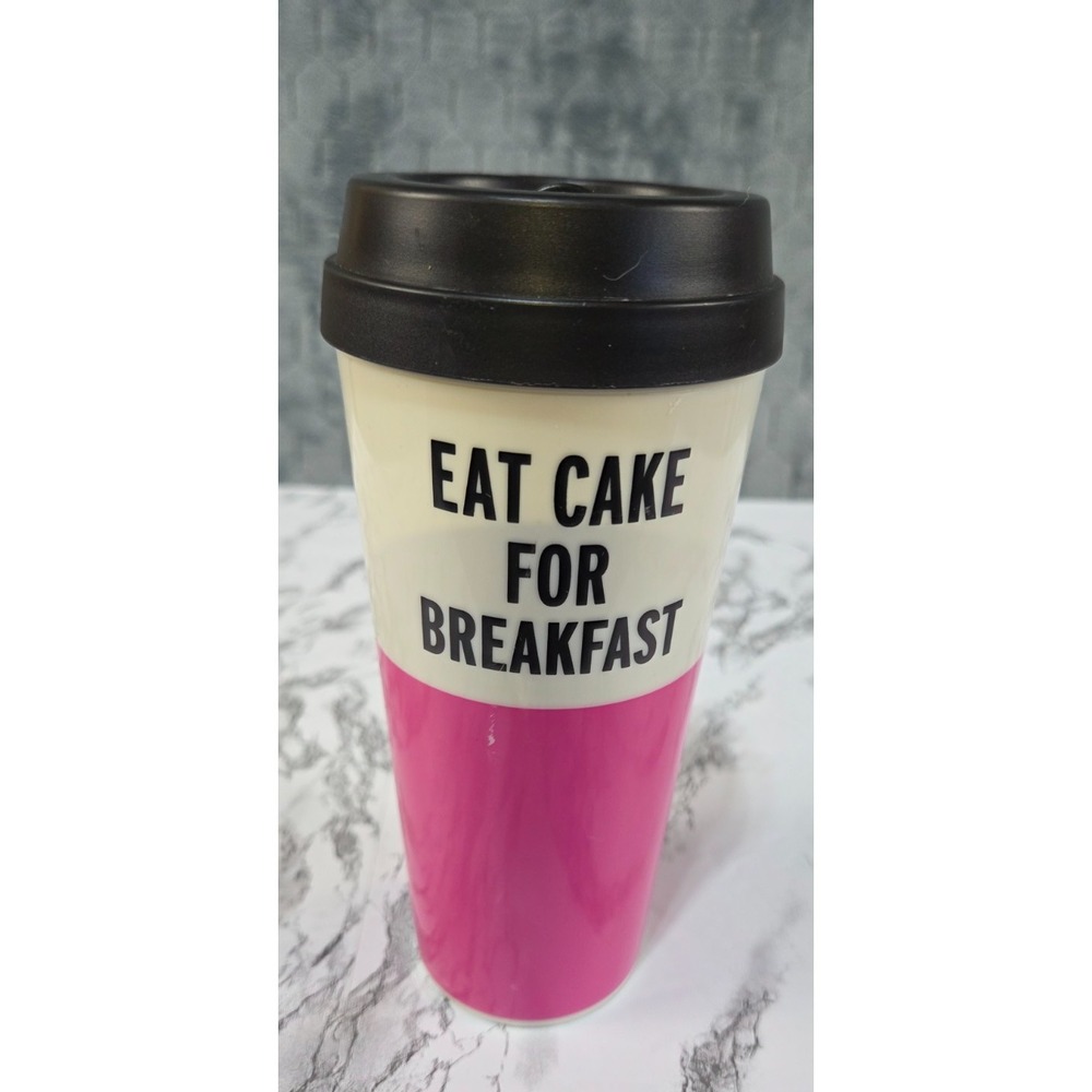 Kate Spade Eat Cake for Breakfast Tumbler
